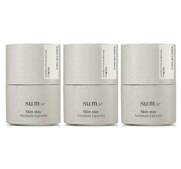 3 x Su:m37 Skin-stay Moisture Lipcerin 15ml from Korea