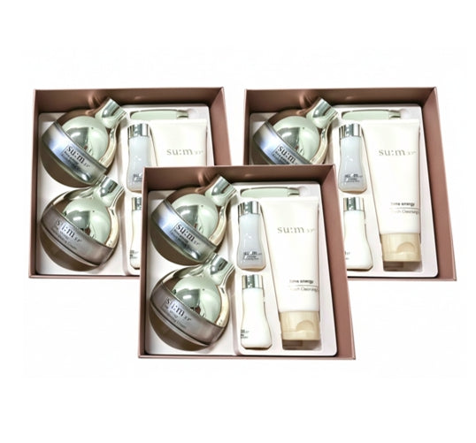 3 x Su:m37 Time Energy Moist Firming Cream Jan. 2026 Set (5 Items)  from Korea