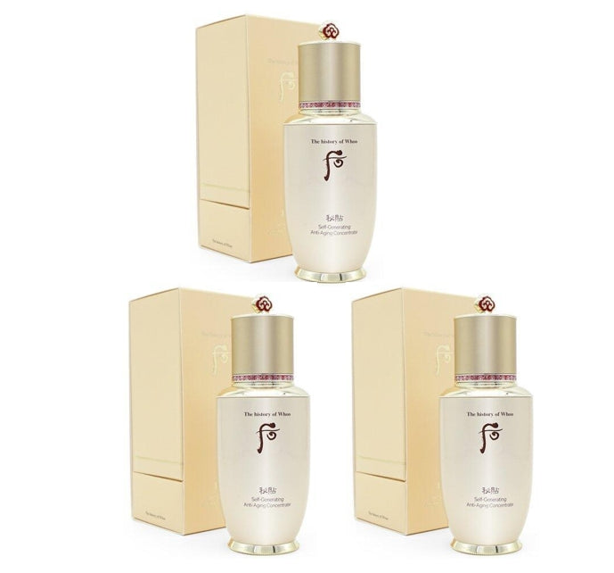 3 x The History of Whoo Bichup Self-Generating Anti-Aging Concentrate(Essence) 50ml from Korea