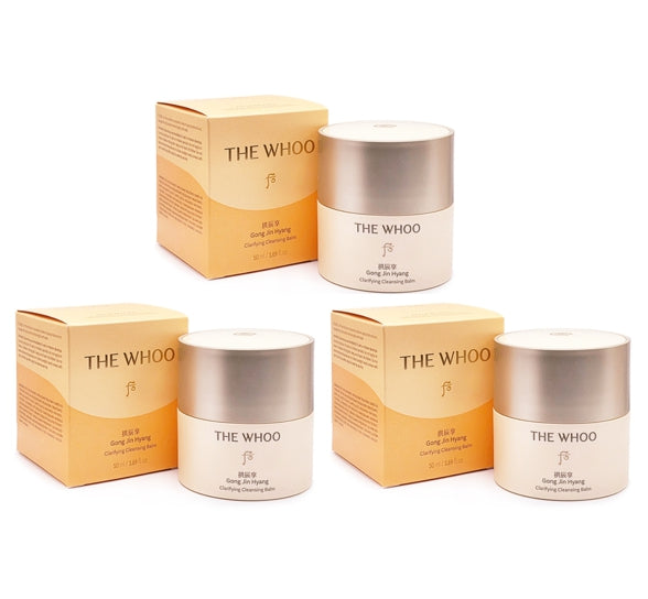 3 x The History of Whoo Gongjinhyang Cleaning Balm 50ml from Korea