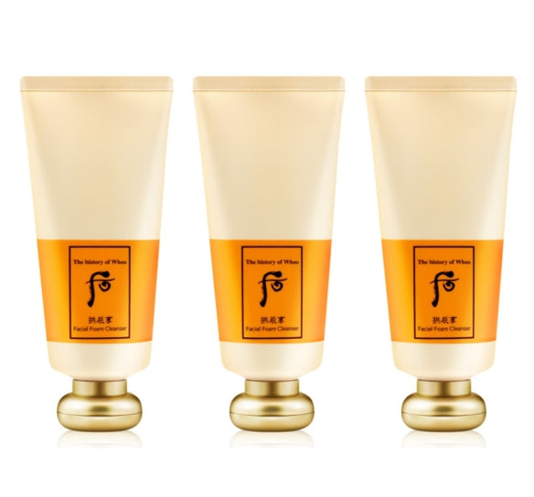 3 x The History of Whoo Gongjinhyang Foam Cleanser 180ml from Korea