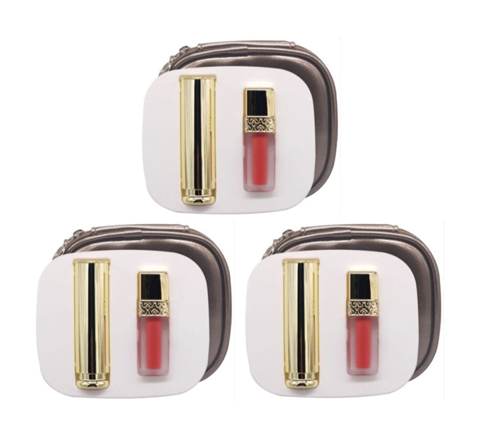 3 x The History of Whoo Gongjinhyang:Mi Glow Lip Balm Pink/ Wine Red May 2026 Set (3 Items) from Korea