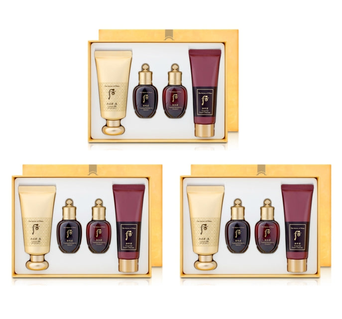 3 x The History of Whoo Gongjinhyang:Mi Luxury BB Cream Aug. 2026 Set (4 Items) from Korea