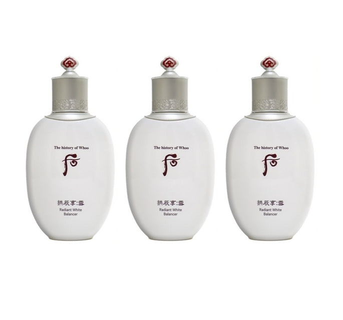 2 x Die Geschichte von Whoo Gongjinhyang:Seol Mibaek Radiant White Balancer 150ml aus Korea