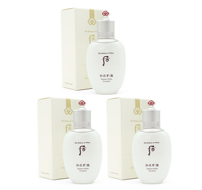 2 x Die Geschichte von Whoo Gongjinhyang:Seol Mibaek Radiant White Emulsion 110ml aus Korea
