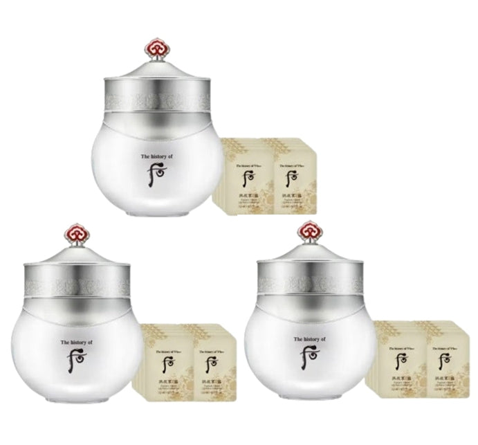 3 x The History of Whoo Gongjinhyang:Seol Radiant White Moisture Cream Aug. 2026 (2 Items) from Korea