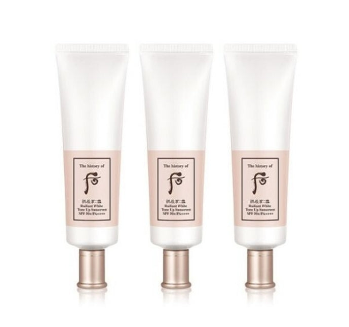 2 x Die Geschichte von Whoo Gongjinhyang:Seol Radiant White Tone Up Sonnenschutz 50 ml aus Korea