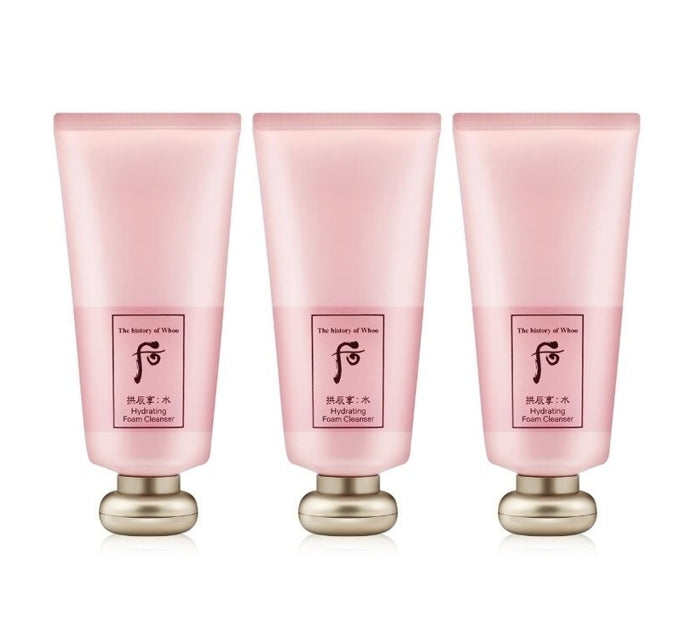 3 x The History of Whoo Gongjinhyang:Soo Sooyeon Hydrating Foam Cleanser 180ml from Korea