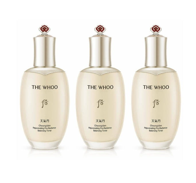 3 x The History of Whoo New Cheongidan Hwahyun Rejuvenating Pro-Radiance Balancing Toner 150ml Aug. 2026 from Korea