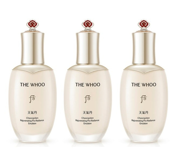 3 x The History of Whoo New Cheongidan Hwahyun Rejuvenating Pro-Radiant Emulsion 110ml from Korea
