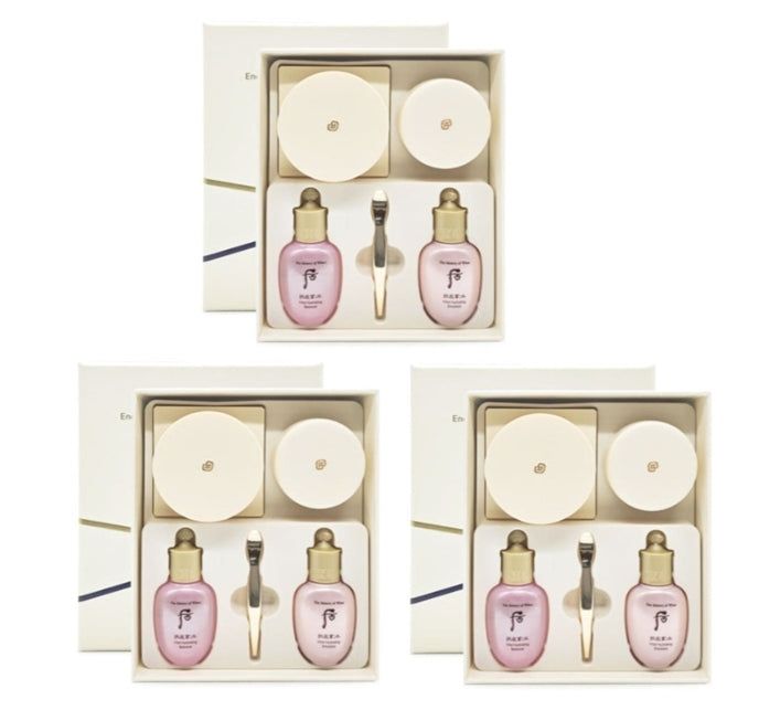 3 x The History of Whoo Royal Regina Energetic Recharging Cream May 2026 Set(4 Items) from Korea