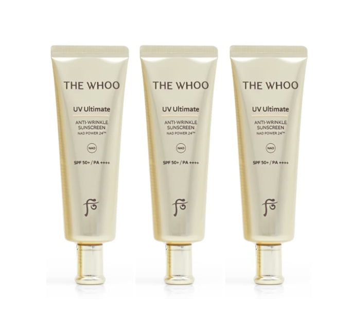 2 x The History of Whoo UV Ultimate Anti-Falten-Sonnencreme 50 ml SPF50+ PA++++ aus Korea
