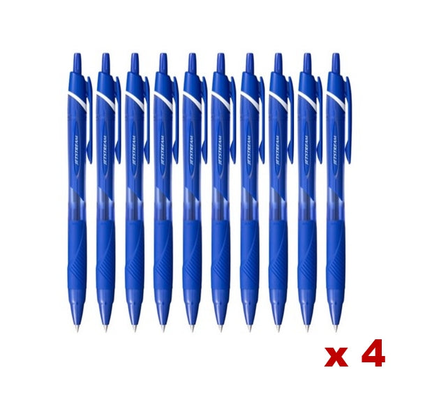 40 x Jetstream Ballpoint Pen 0.5mm SXN-150 Blue - Smooth Writing & Reliable Ink Flow