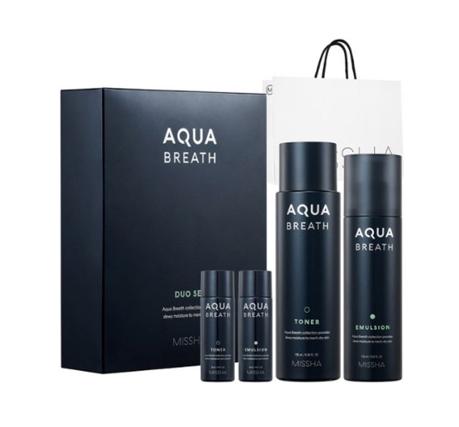 [MEN] MISSHA For Men Aqua Breath Set (4 Items) from Korea by MISSHA