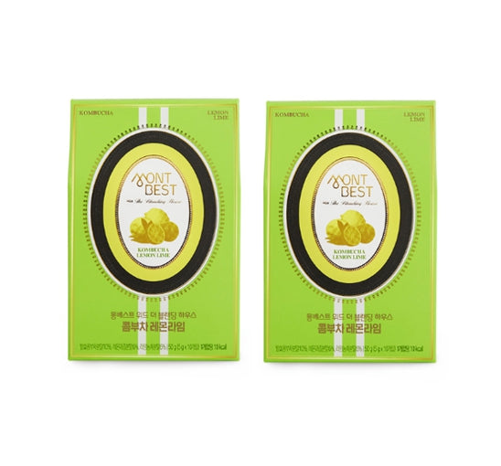 2 X MONTBEST With The Blending House Kombucha Lemon Lime, 10 sticks from Korea_KT by MONTBEST