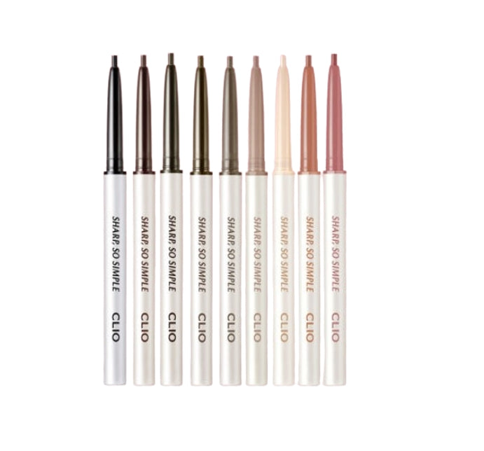 2 x CLIO Sharp So Simple Waterproof Pencil Liner (9 Colours) from Korea by CLIO