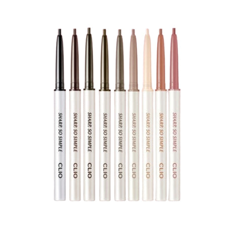 2 x CLIO Sharp So Simple Waterproof Pencil Liner (9 Colours) from Korea by CLIO
