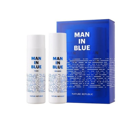 [MEN] NATURE REPUBLIC Men In Blue Homme Set (2 Items) from Korea by NATURE REPUBLIC