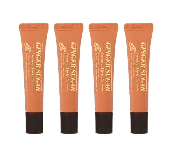 4 X ETUDE Ginger Sugar Essential Lip Balm 15ml from Korea by ETUDE