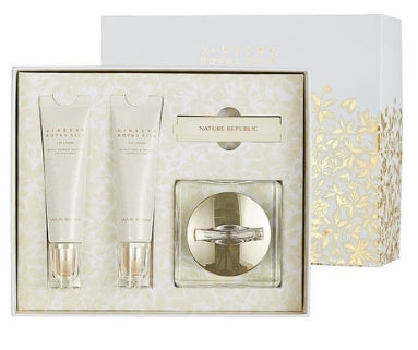 NATURE REPUBLIC Ginseng Royal Silk Watery Cream Set (3 Items) from Korea (Updated)