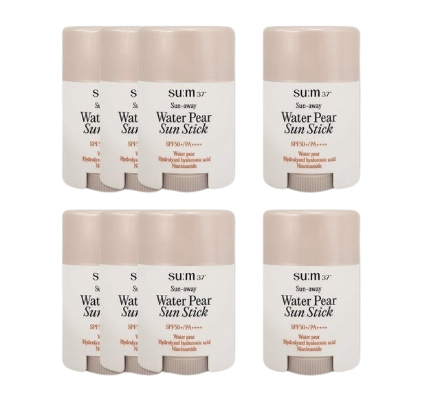 8 x Su:m37 Sun-away Water Pear Sun Stick July 2025 Set from Korea by Su:m37