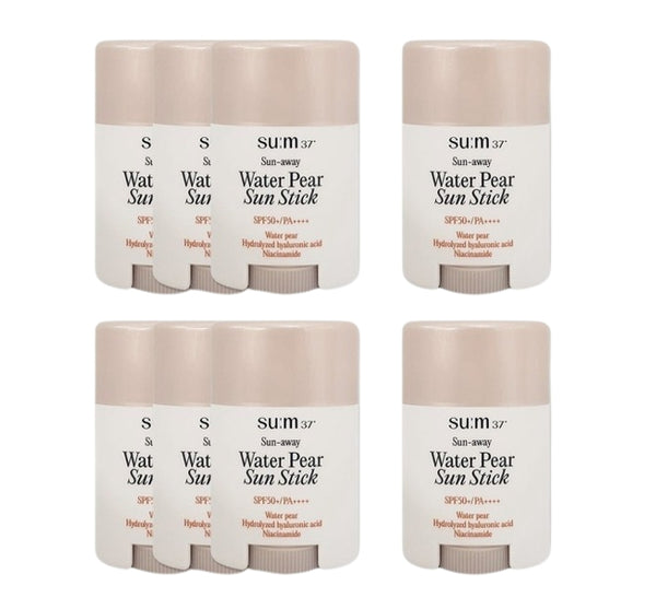 8 x Su:m37 Sun-away Water Pear Sun Stick July 2025 Set from Korea by Su:m37
