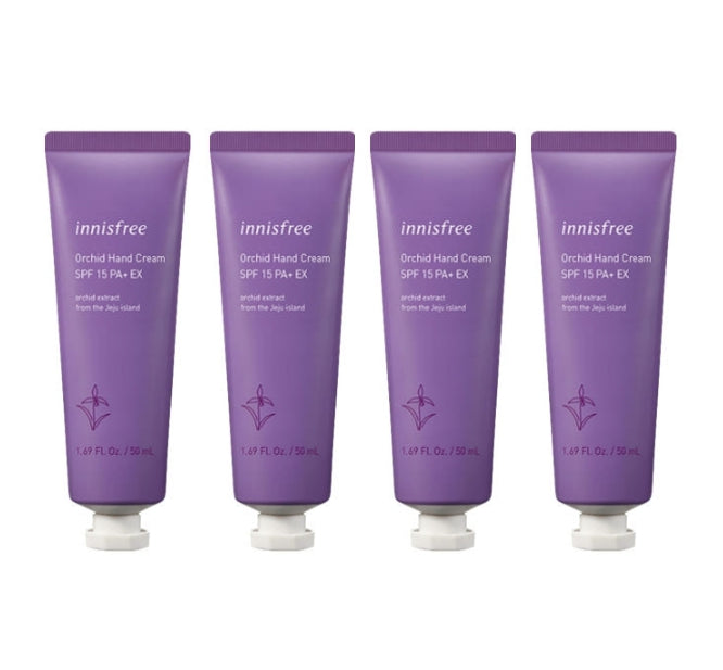 4 x innisfree Orchid Hand Cream 50ml SPF15 PA+ from Korea by innisfree