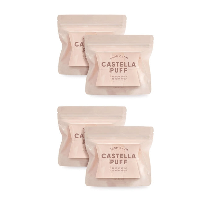 4 x BANILA CO Chom Chom Castella Puff 6 pieces from Korea by BANILA CO