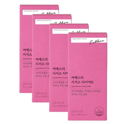 4 x ESTHER FORMULA Cissus Diet Powders, 14 Packets from Korea