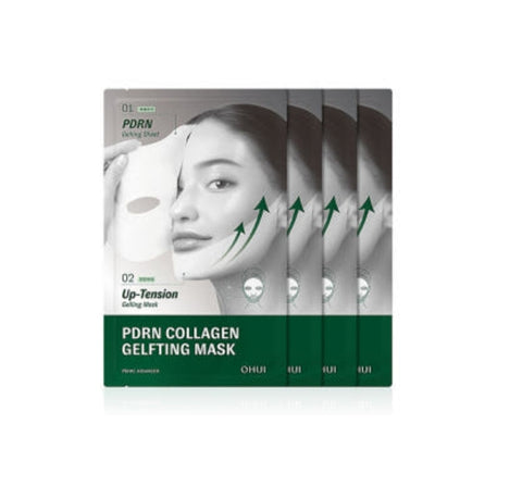 OHUI Prime Advancer PDRN Collagen Gel Lifting Mask – 4 Sheets from Korea by O HUI