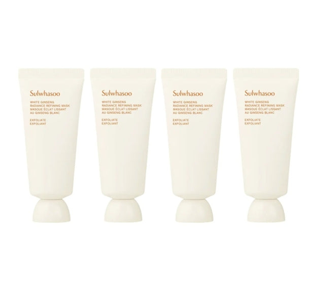 [For Testing] 4 x Sulwhasoo White Ginseng Radiance Refining Mask 35ml from Korea by Sulwhasoo