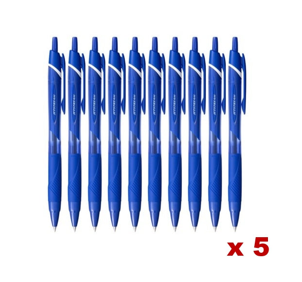 50 x Jetstream Ballpoint Pen 0.5mm SXN-150 Blue - Smooth Writing & Reliable Ink Flow