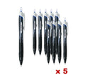 50 x Jetstream SXN-150-10 Ballpoint Pen 1.0mm Blue - Smooth, Quick-Drying Ink