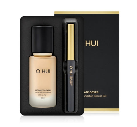 O HUI Ultimate Cover Perfecting Foundation June 2023 Set (2 Items) from Korea