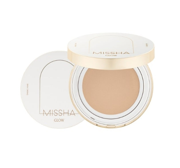 2 x MISSHA Glow Cushion Light 13g, SPF37 PA+++, 3 Colours from Korea by MISSHA