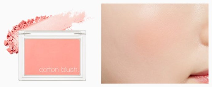 MISSHA Cotton Blush 4g, 6 Colours from Korea by MISSHA