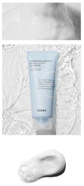 3 x COSRX Triple Hyaluronic Moisturizing Cleanser 150ml from Korea by COSRX