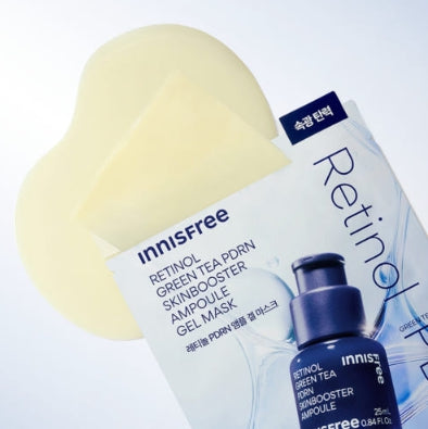 5 x innisfree Retinol Green Tea PDRN Skin booster Gel Mask 25ml from Korea by innisfree