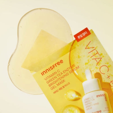 5 x innisfree Vitamin C Green Tea Enzyme Brightening Serum Gel Mask 25ml from Korea by innisfree