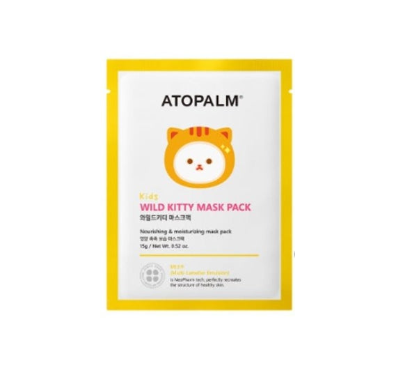 5 x ATOPALM Kids Wild Kitty Mask Pack 15g from Korea by ATOPALM