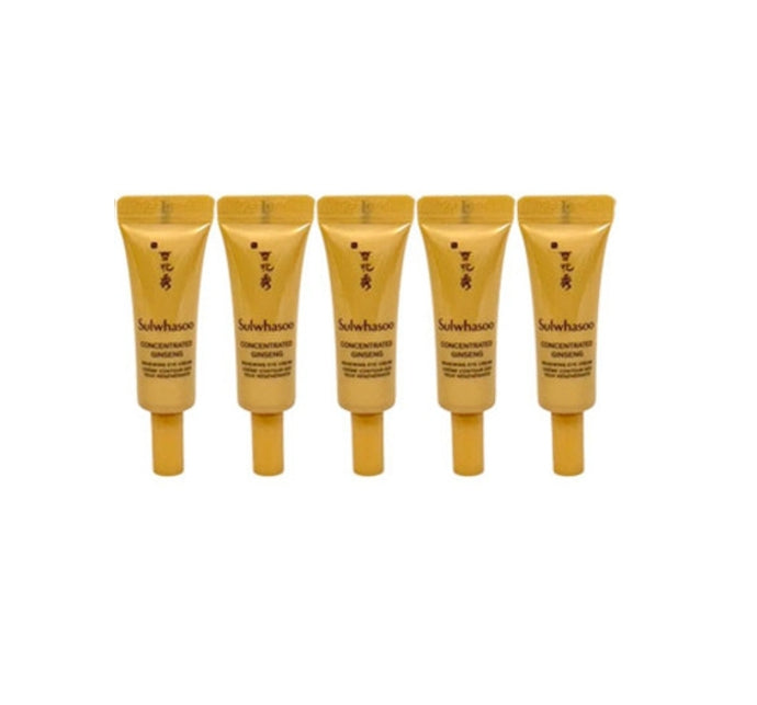 [For Testing] 5 x Sulwhasoo Concentrated Ginseng Rejuvenating Eye Cream 3ml Korea by Sulwhasoo