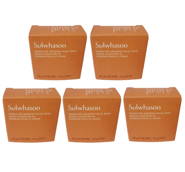 [For Testing] 5 x Sulwhasoo Signature Ginseng Facial Soap 25ml from Korea by Sulwhasoo