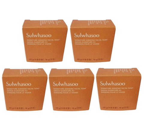[For Testing] 5 x Sulwhasoo Signature Ginseng Facial Soap 25ml from Korea by Sulwhasoo
