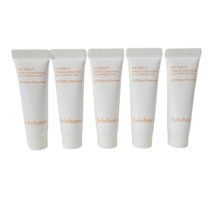 [For Testing] 5 x Sulwhasoo UV Daily Tone Up Sunscreen Multi-protection 10ml Korea by Sulwhasoo