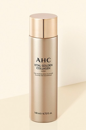 2 x AHC Vital Golden Collagen Lotion 140ml from Korea by AHC