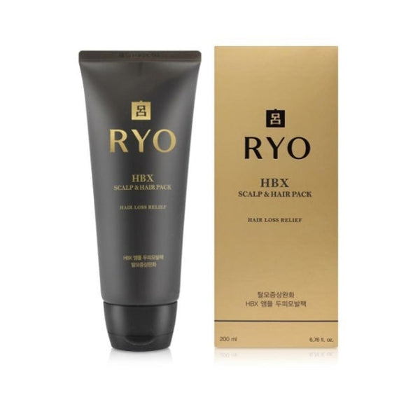 2 x Ryo Luxury HBX Scalp & Hair Pack 200ml from Korea