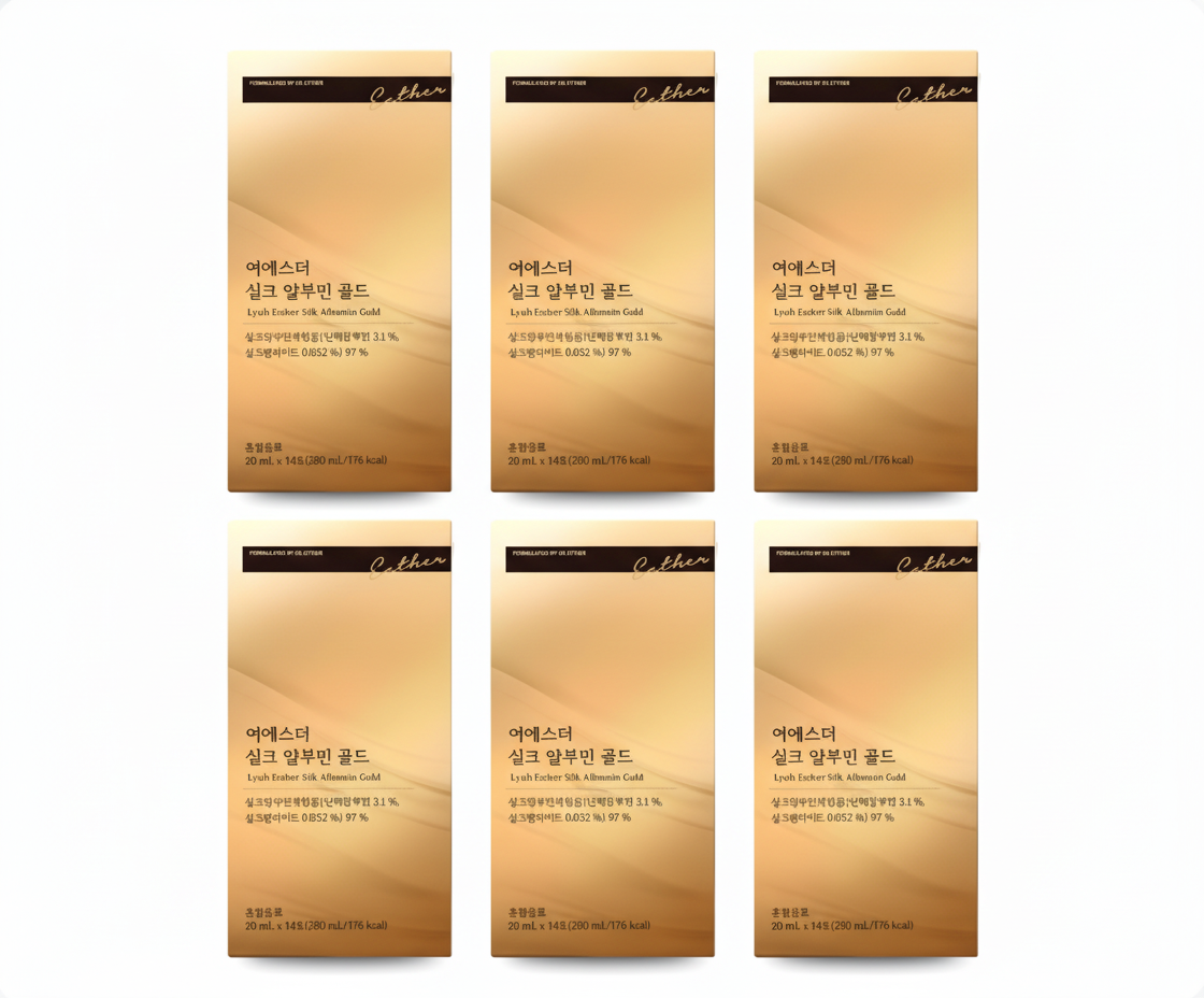 6 x ESTHER FORMULA Lyuh Esther Silk Albumin Gold (20ml x 14ea) from Korea