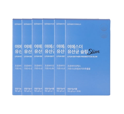 6 x ESTHER FORMULA Probiotics Slim, 30 Packets from Korea