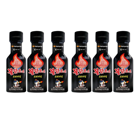 6 x Samyang Original Buldak Sauce 200g, The Famous Korean Fire Noodle Sauce from Korea