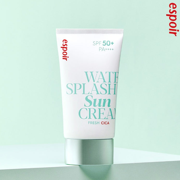 espoir Water Splash Sun Cream Fresh Cica 60ml SPF50+ PA++++ from Korea by espoir